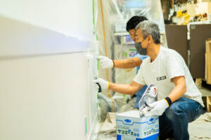 飲食店 塗装 ウォールペイント Italian Dining LIggI アイディーエル 愛知県江南市の建設会社・リノベーション