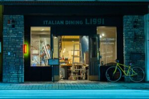 飲食店 塗装 ウォールペイント Italian Dining LIggI アイディーエル 愛知県江南市の建設会社・リノベーション