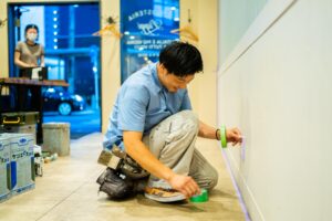飲食店 塗装 ウォールペイント Italian Dining LIggI アイディーエル 愛知県江南市の建設会社・リノベーション